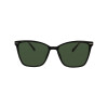 Hübsche Kunststoff - Sonnenbrille SUNRAY mit grün getönten Gläsern