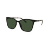 Hübsche Kunststoff - Sonnenbrille SUNRAY mit grün getönten Gläsern