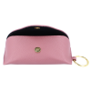 Stylisches Brillenetui Rachel - Halbhartes Etui mit Magnetverschluss und Karabiner in Farbe Mauve