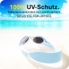 Mausito Baby Sonnenbrille "Baby Surfer" Light Blue – UV400 Schutz mit Kopfband