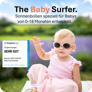Mausito Baby Sonnenbrille "Baby Surfer" Rose -...