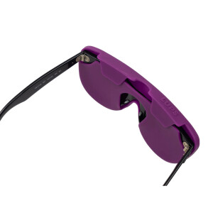 LUPS Silikon-Brillenetui Aubergine – Ultraleicht,...