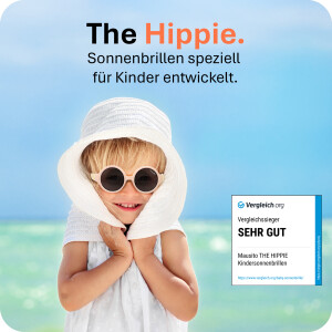 Mausito Kinder Sonnenbrille "The Hippie" Rose...