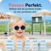 Mausito Kinder Sonnenbrille "The Hippie" Mint – UV400 Schutz mit Kopfband - 6-24 Monate