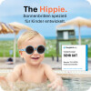 Mausito Kinder Sonnenbrille "The Hippie" Stone Blue – UV400 Schutz mit Kopfband - 6-24 Monate