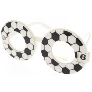 Coole Fanbrille Scoretwister im Fußball-Look mit UV400 Schutz