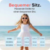 Mausito Kinder Sonnenbrille "The Nomad" Rose - Stylischer UV400 Schutz - 3-6 Jahre