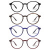 Montana Eyewear MRC-4 - Runde Lesebrille mit optionalem magnetischem Sonnenclip