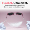 Mausito Kinder Sonnenbrille "The Boho" Magenta - Stylischer UV400 Schutz - 3-6 Jahre