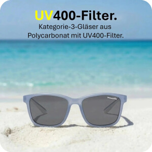 Mausito Kinder Sonnenbrille "The Boho" Stone Blue - Stylischer UV400 Schutz - 6-9 Jahre