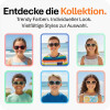 Mausito Kinder Sonnenbrille "The Boho" Stone Blue - Stylischer UV400 Schutz - 6-9 Jahre