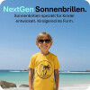 Mausito Sonnenbrille für Jugendliche "The Boho" Black - Stylischer UV400 Schutz - 9-14 Jahre