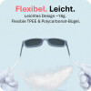 Mausito Sonnenbrille für Jugendliche "The Boho" Stone Blue Transparent - Stylischer UV400 Schutz - 9-14 Jahre
