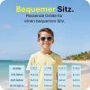 Mausito Sonnenbrille für Jugendliche "The Boho" Stone Blue Transparent - Stylischer UV400 Schutz - 9-14 Jahre