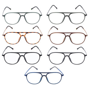 Bifokalbrille Pietro mit Pilotdesign für Nah- und...