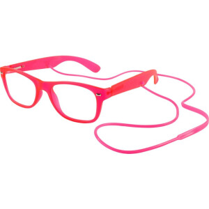 Modische Lesebrille in eckiger Form – Knallige...