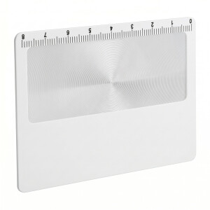 Ultraflache Kartenlupe 3x für die Brieftasche...