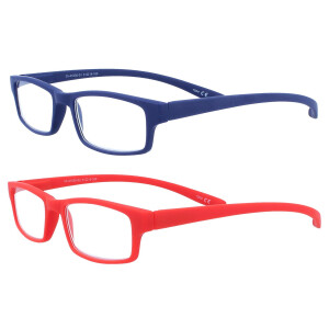 Stylische Lesebrille Emil mit Federscharnier und...