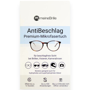 Antibeschlag-Mikrofasertuch für Brillen, Visiere...