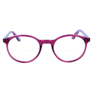 Eike Bifokalbrille – Runde Kunststoffbrille mit...