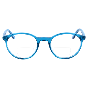 Eike Bifokalbrille – Runde Kunststoffbrille mit Federscharnier in trendigen Farben