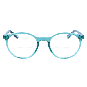 Eike Bifokalbrille – Runde Kunststoffbrille mit Federscharnier in trendigen Farben