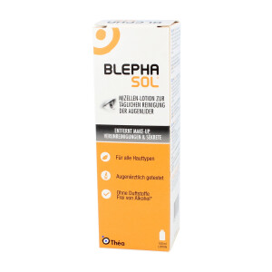 Augenpflegemittel Blepha Sol Lotion 100ml  mit defekter VP