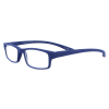 Stylische Lesebrille Emil mit Federscharnier und extralangen Neckholder-Bügeln Dunkelblau + 3,00 dpt