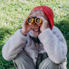 National Geographic Kinderfernglas mit lichtstarker 3-facher Vergrößerung in Gelb