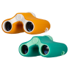 BRESSER JUNIOR 6x21 Kinderfernglas Faltfernglas für Kinder ab 6 Jahren in den Farben Orange und Grün