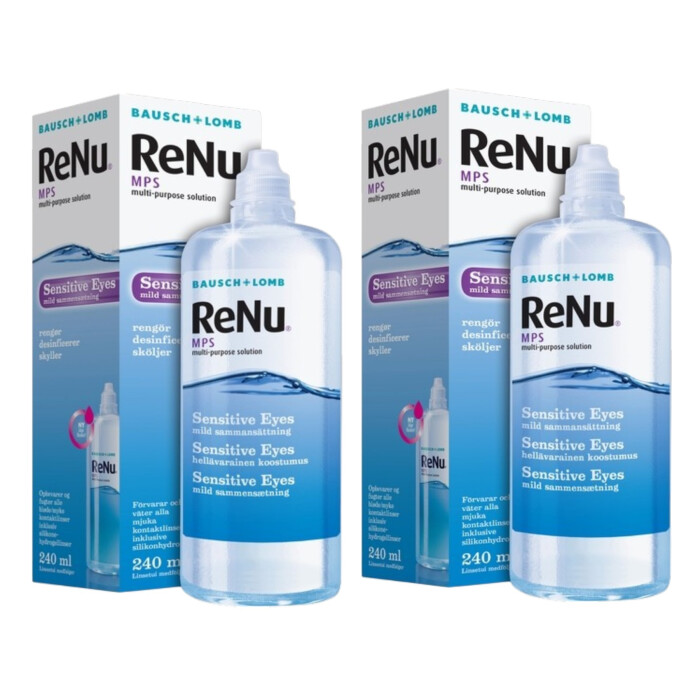 Bausch + Lomb ReNu MPS Sensitive Eyes Kombilösung für weiche Kontaktlinsen 2 x 240 ml
