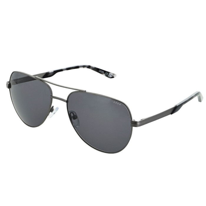 Victoria Sonnenbrille Lazer Sun 37 im Pilotenstyle in Gun mit Federscharnier
