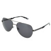 Victoria Sonnenbrille Lazer Sun 37 im Pilotenstyle in Gun mit Federscharnier