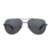 Victoria Sonnenbrille Lazer Sun 37 im Pilotenstyle in Gun mit Federscharnier