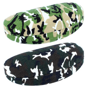 Hartschalen-Etui mit Camouflage-Muster in 2 Farben