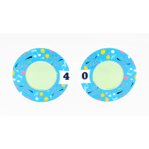 Partybrille mit drehbarer Ziffern-Anzeige & Emojis...
