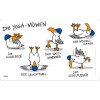 Rannenberg & Friends Schneide- / Frühstücksbrettchen "Yoga-Möwen" von Gernot Gunga