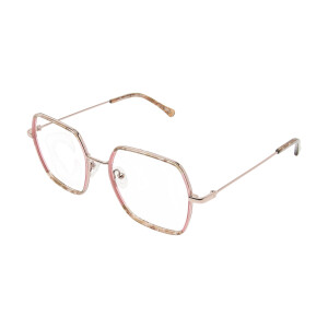Heyelander CHLOE - Hexagon Metallbrille in Havanna meets...