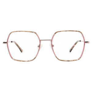 Heyelander CHLOE - Hexagon Metallbrille in Havanna meets...