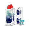 AVIZOR EVER CLEAN PLUS Peroxidsystem für Kontaktlinsen 2 x 350 ml + 90 Tabletten + Behälter OV