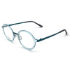 Heyelander MARLI - Runde Metall-Kunststoffbrille in Himmelblau