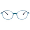 Heyelander MARLI - Runde Metall-Kunststoffbrille in Himmelblau