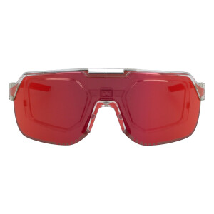 Sportbrille Leader Aero in Rot mit Verglasungsclip - Rot...