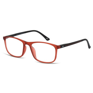 Klassische Lesebrille HMR49 aus Kunststoff-Polycarbonat mit Flex-Scharnier und Einstecketui