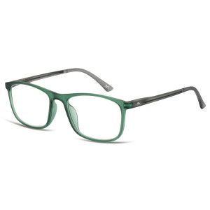 Klassische Lesebrille HMR49 aus Kunststoff-Polycarbonat mit Flex-Scharnier und Einstecketui
