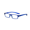 Kunststofflesebrille "Pluto" mit Federscharnier in verschiedenen Farben und farblich passendem Etui