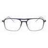 Air Lite Korrekturbrille Grau-Transparent – Modernes Naviatordesign mit Doppelsteg