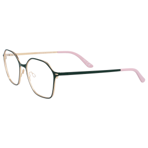 Elegante Edelstahl Damenbrille in Dunkelgrün Matt...