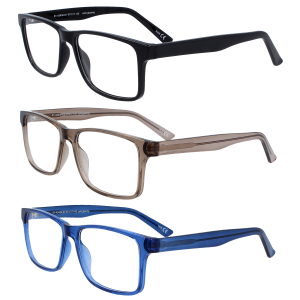 Moderne Lesebrille Anyway aus Kunststoff in eckiger...