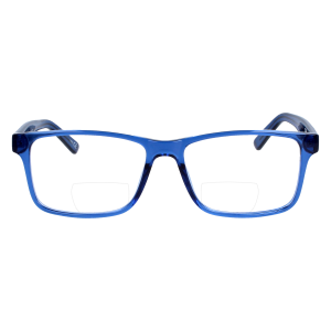 Moderne Bifokalbrille Anyway aus Kunststoff in eckiger Trapezform
